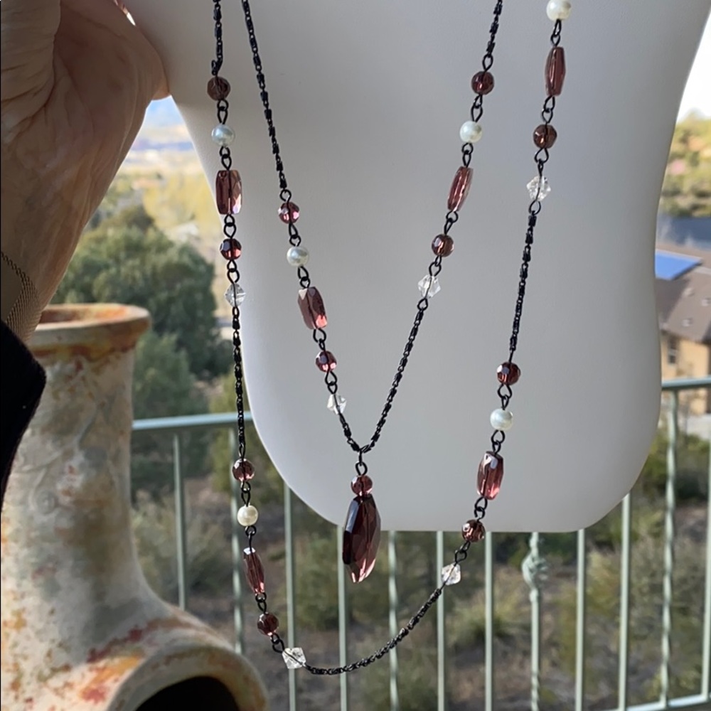 Premier Designs Double Row Necklace